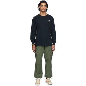 Tom Sachs Lunar Lander Long Sleeve T-Shirt Size S Mens Unisex Black $105